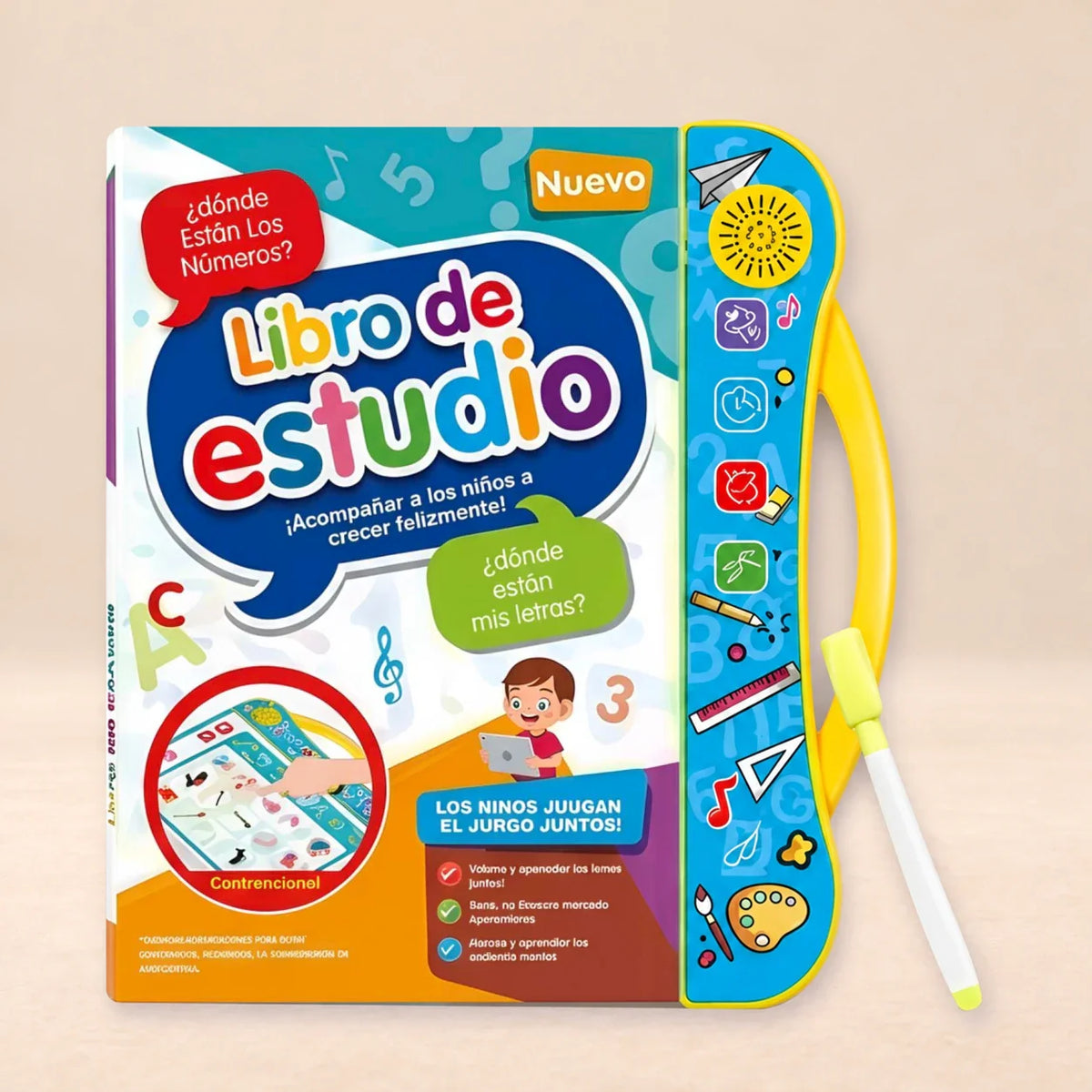 CuddleNest Touch & Learn Sound Book