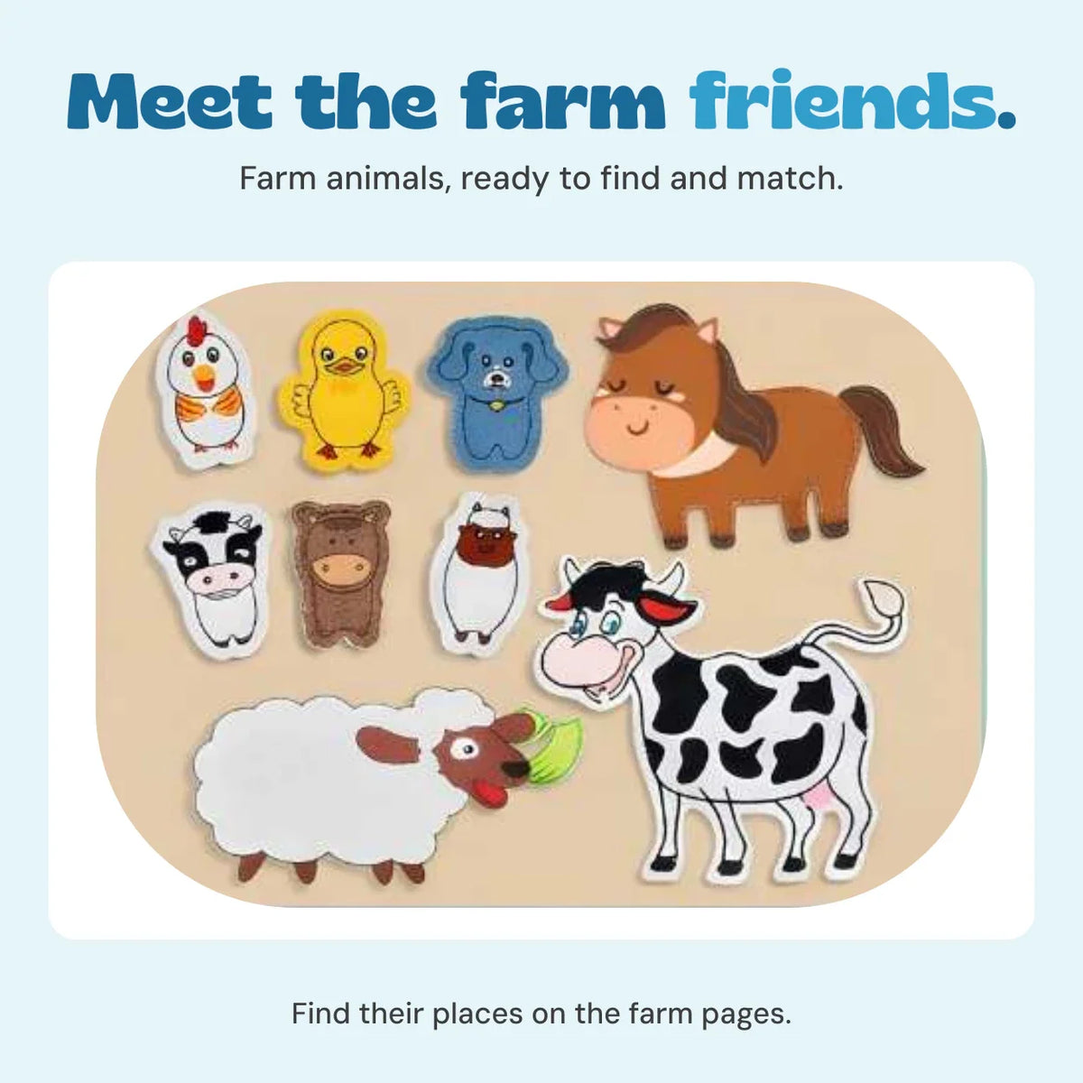 Farmyard Friends Busy Board