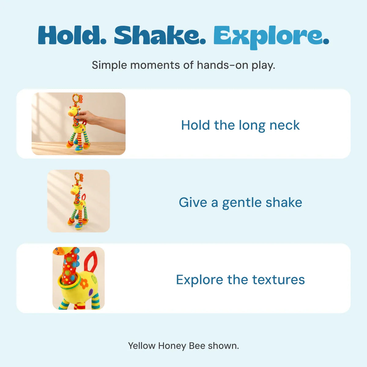 Gentle Giraffe Sensory Rattle