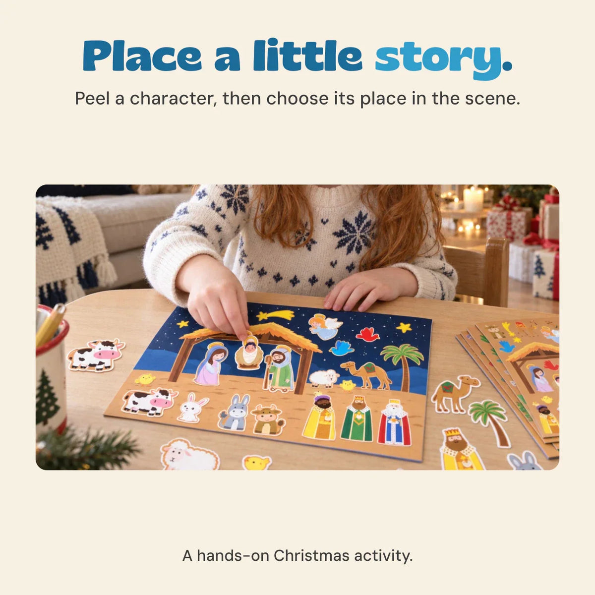 Gentle Glow Nativity Story Sticker Set