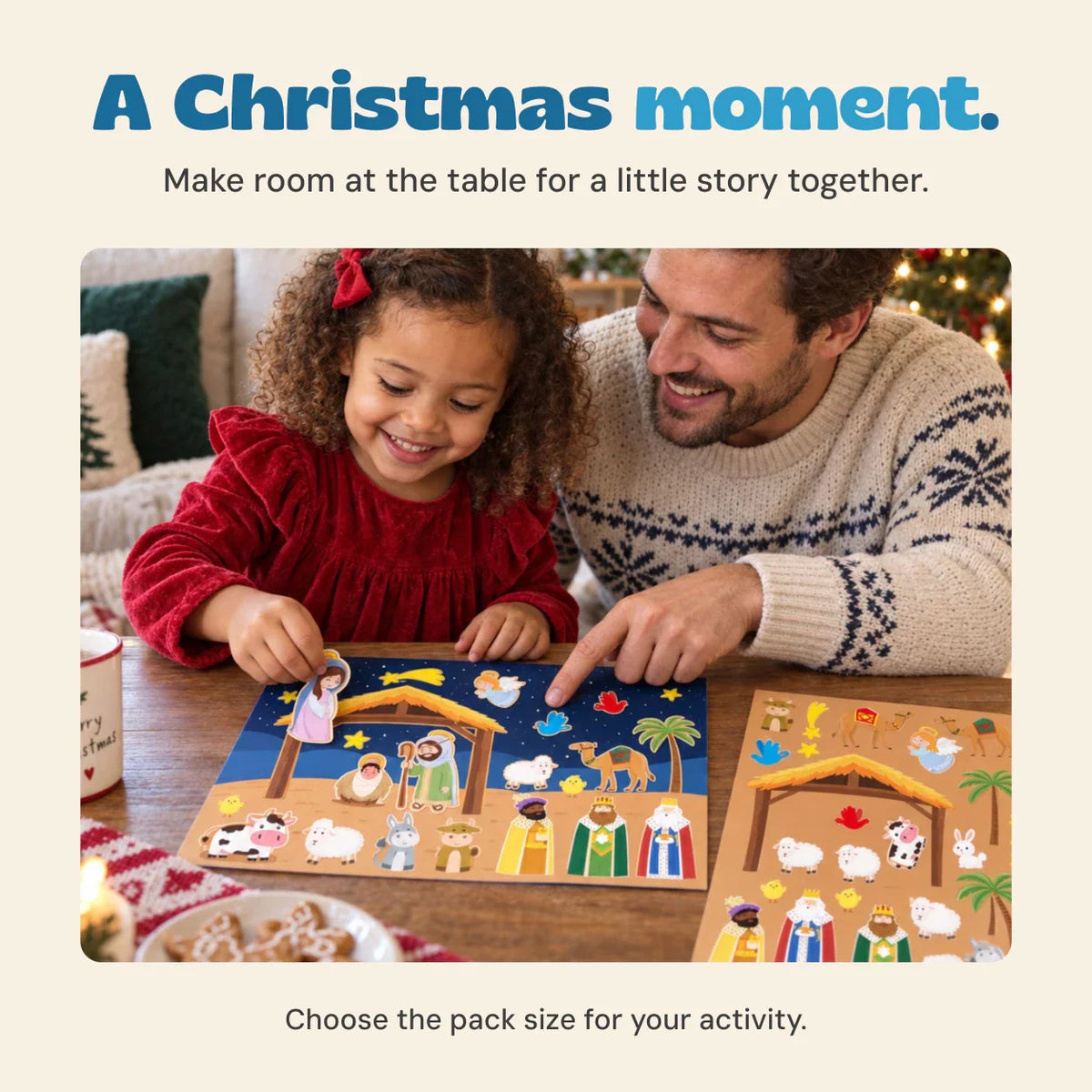 Gentle Glow Nativity Story Sticker Set