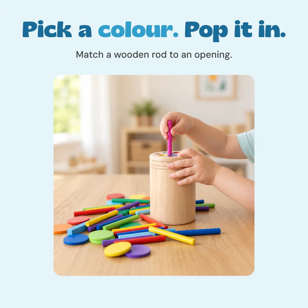 Gentle Grove Montessori Sorting Cylinder