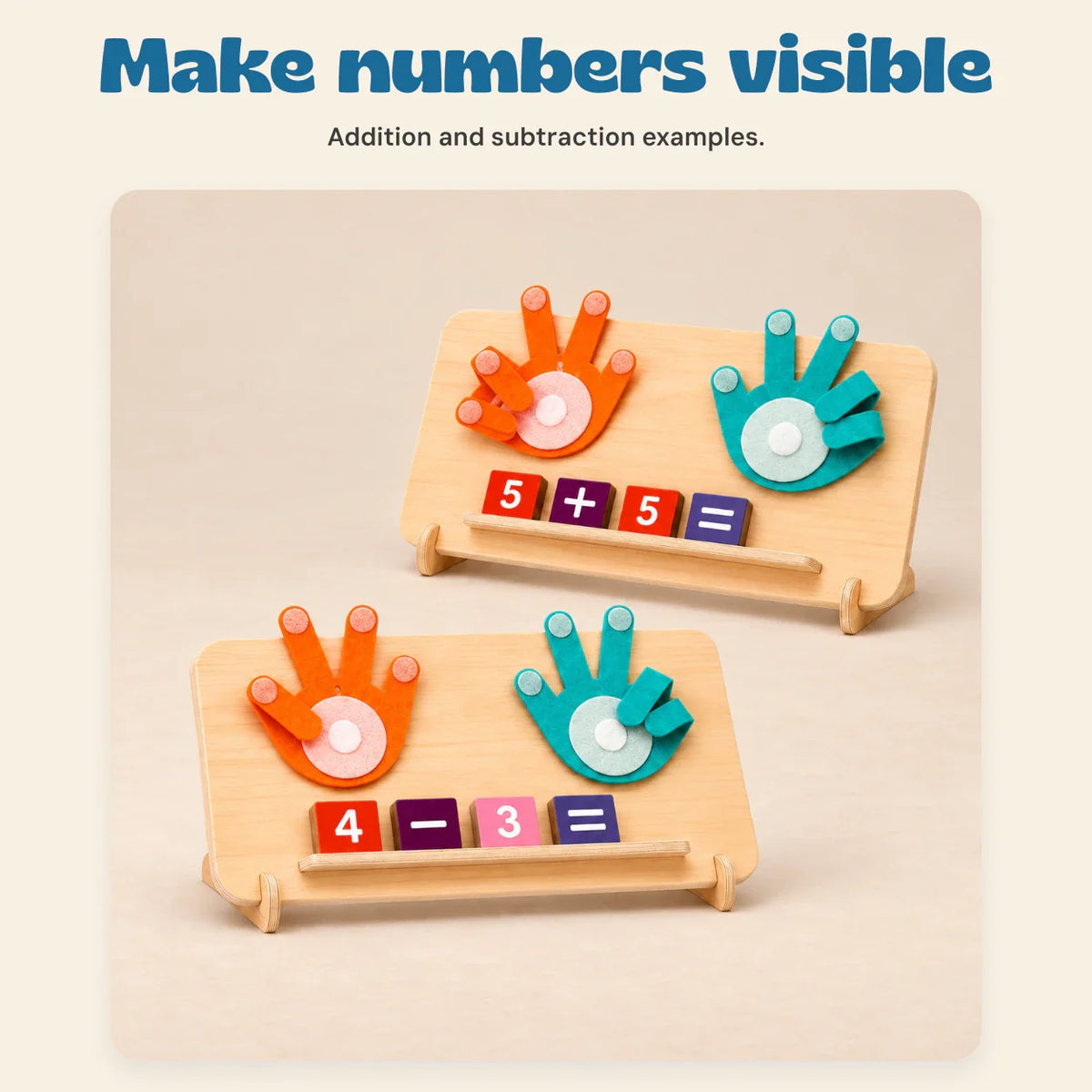 Gentle Grove Wooden Counting Board