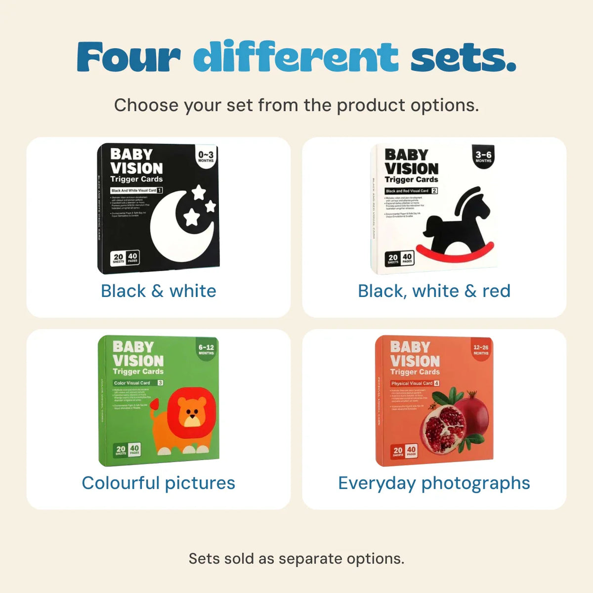 Gentle Steps Montessori Vision Cards