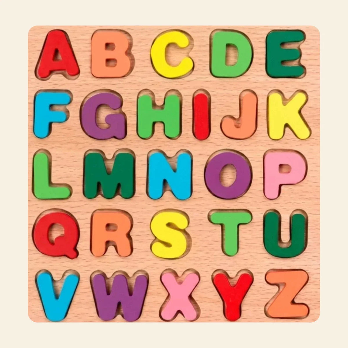 GentleMind Montessori Puzzle, Letters