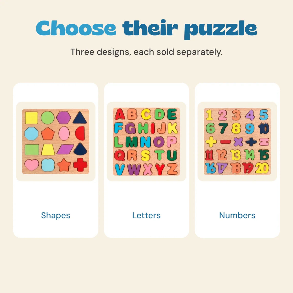GentleMind Montessori Puzzle
