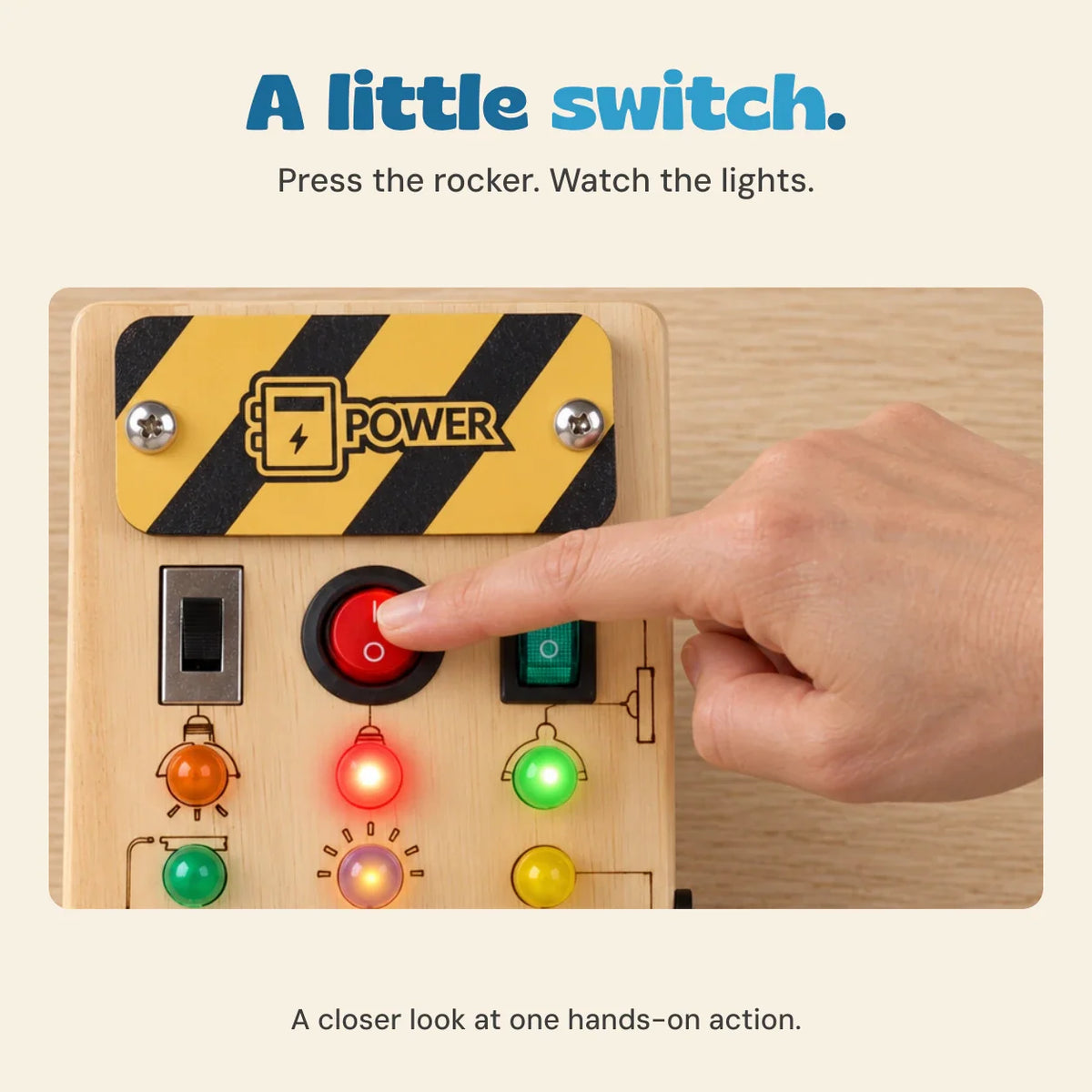 GentleStep Montessori Switch Board