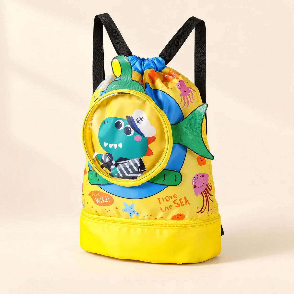 Ocean Breeze Toddler Backpack, Yellow Honey Bee