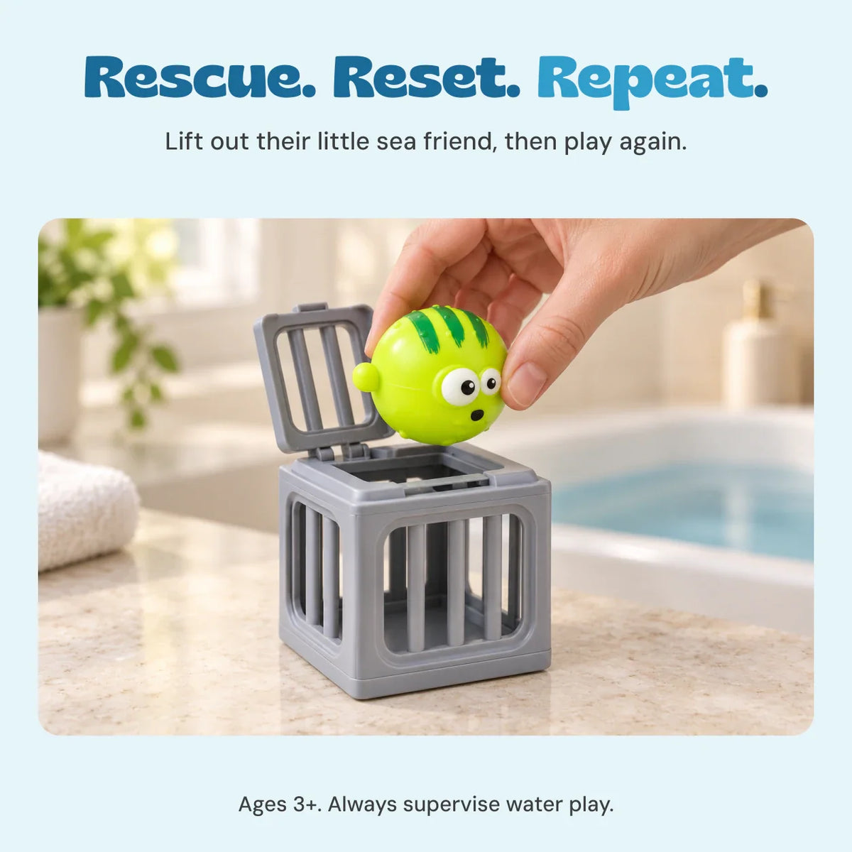 Ocean Whisper Rescue Bath Toy