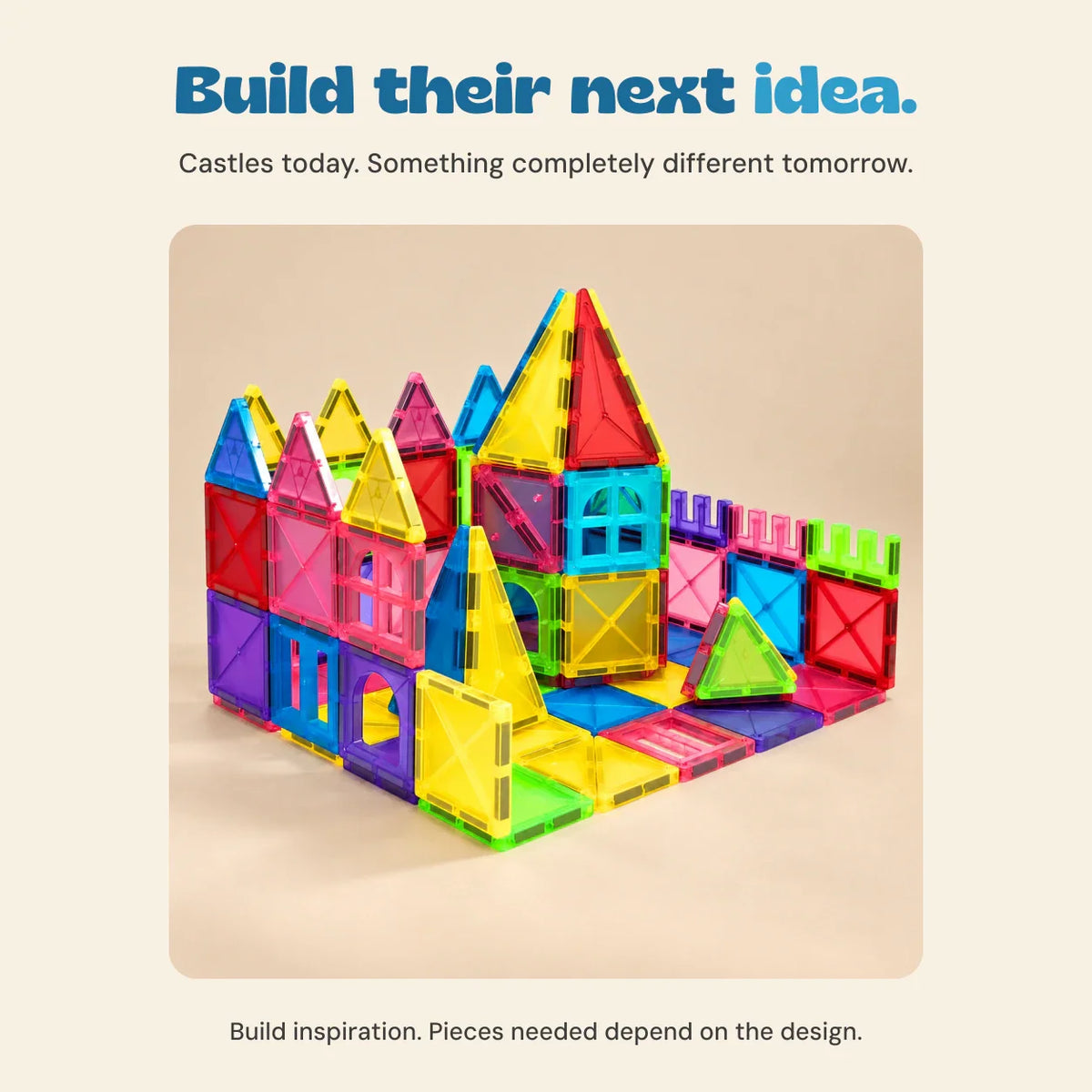 Rainbow Harmony Magnetic Building Tiles