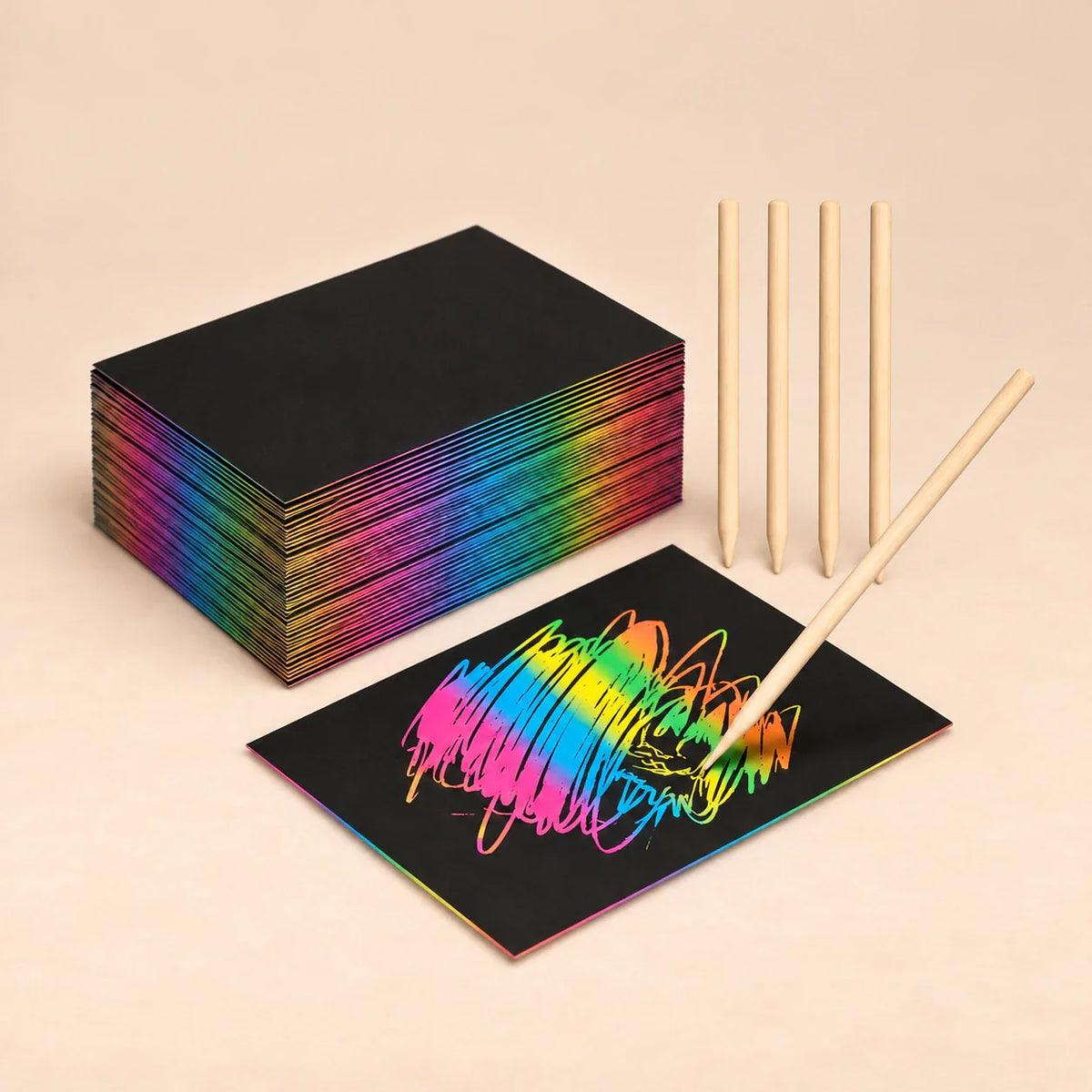 RainbowWhimsy Scratch Art Set
