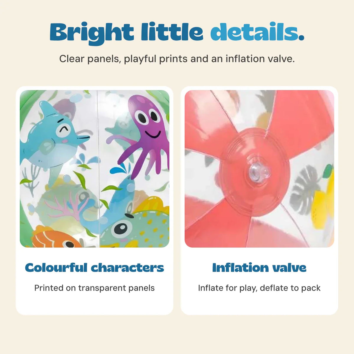 Seaside Breeze Inflatable Beach Ball