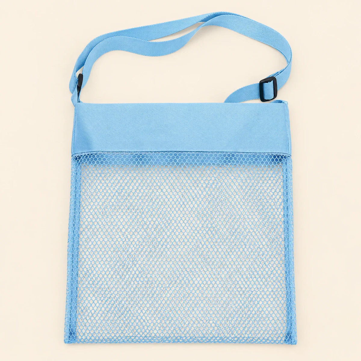 Seaside Breeze Kids Mesh Beach Bag, Blue Cloud Plush