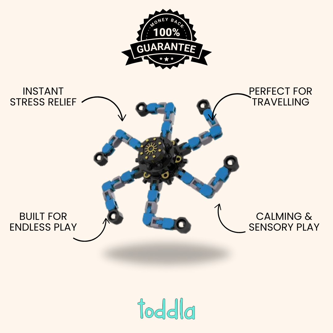 Baby Bisou Transformer Fidget Spinners (4 Pack)