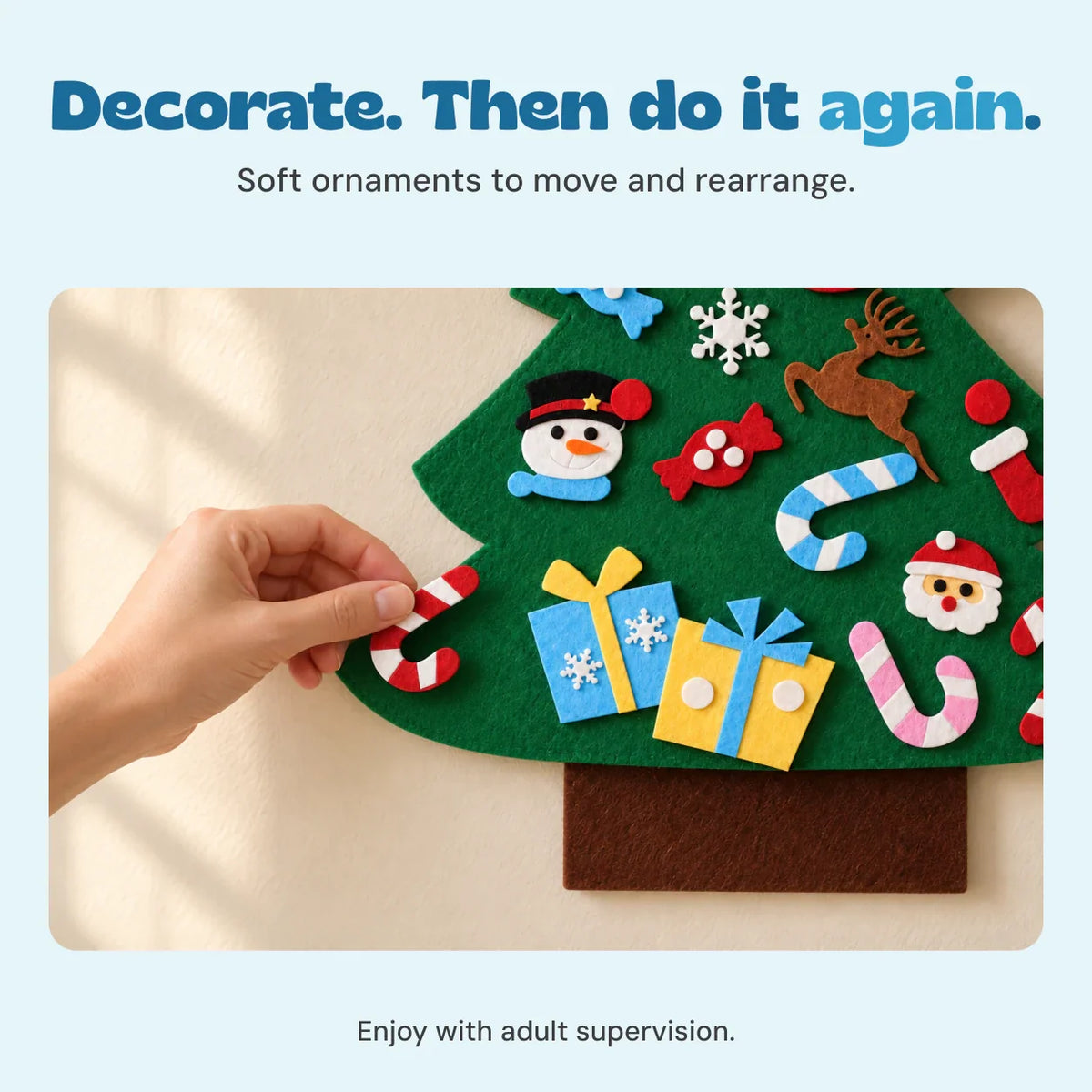 TwinkleSpruce Felt Christmas Tree Play Set