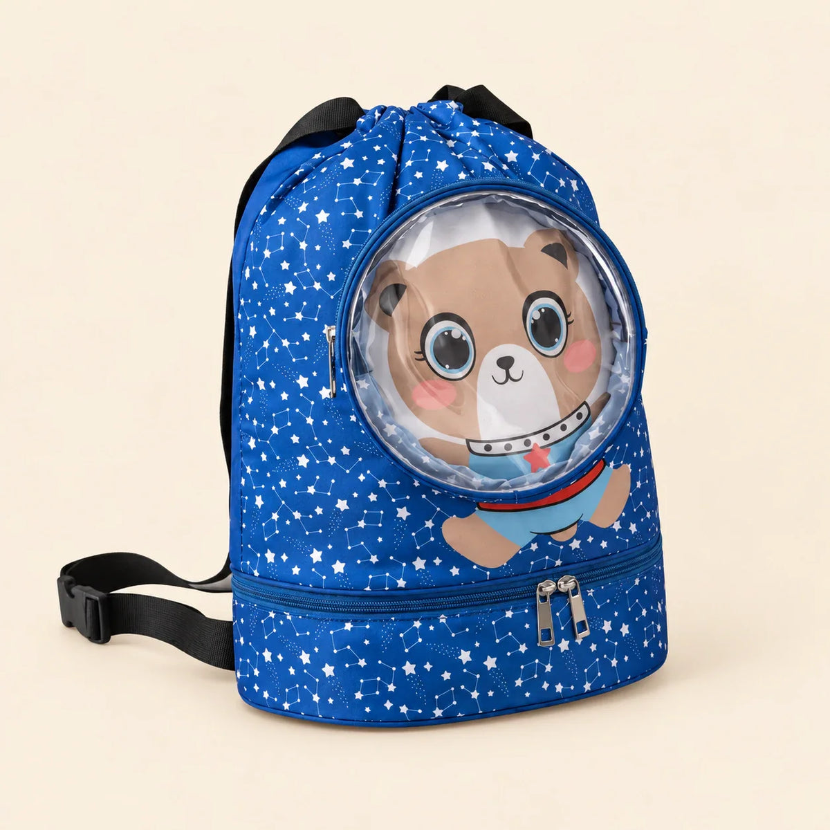 WanderLuxe Kids Travel Backpack, Starry Space Pup