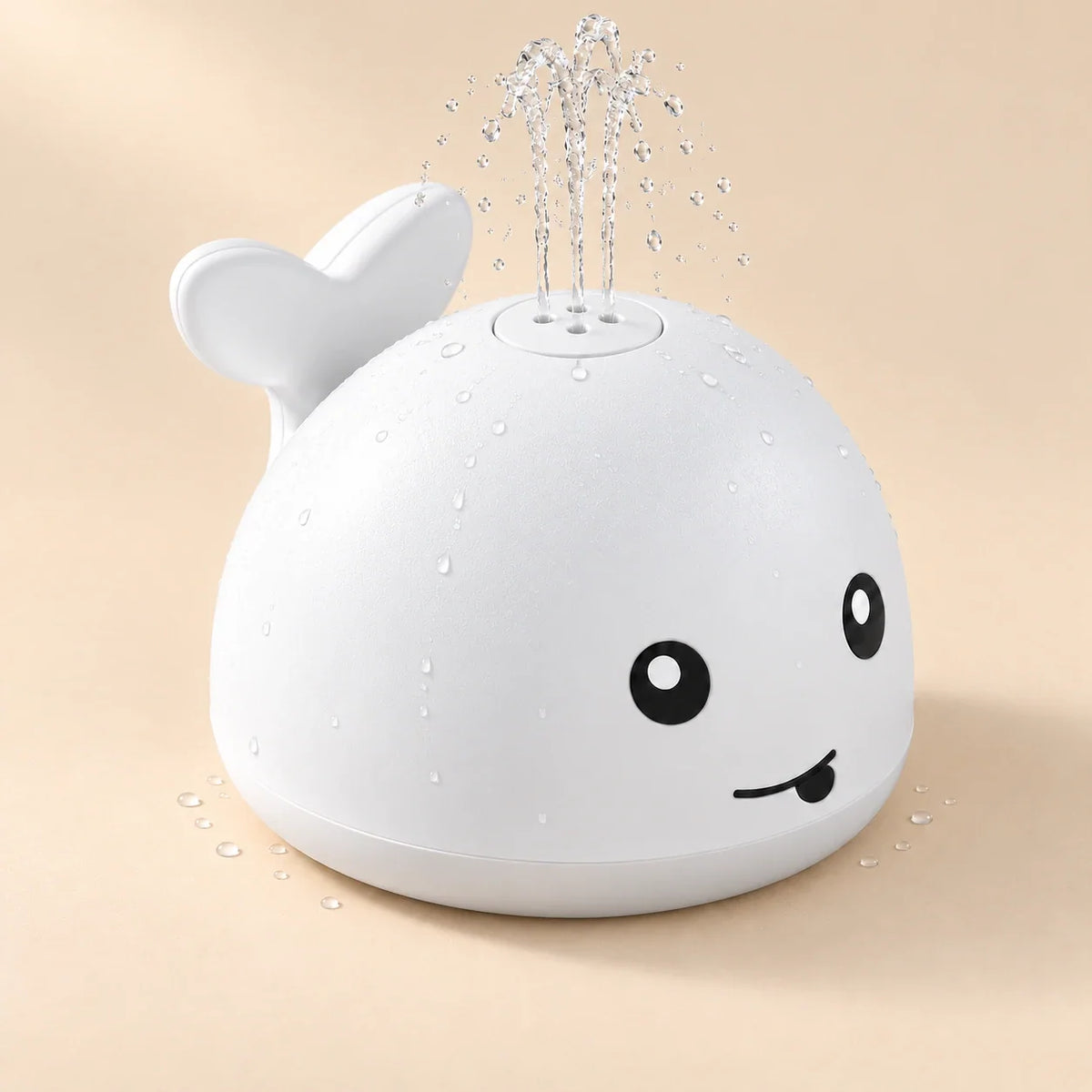 WhaleGlow Splashtime Toy, White