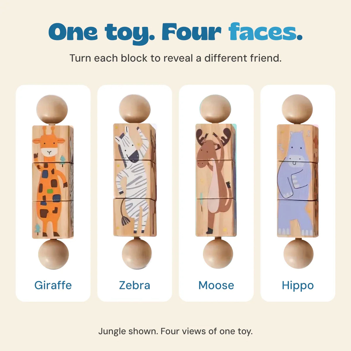 Whimsical Pals Spin & Match Toy
