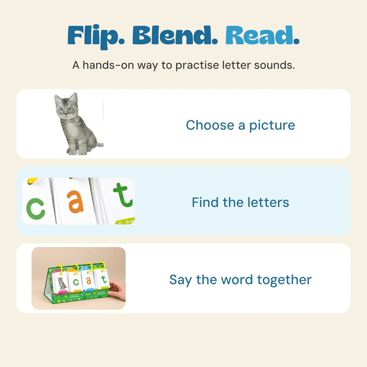 Whimsical Steps CVC WordPlay Flip Book