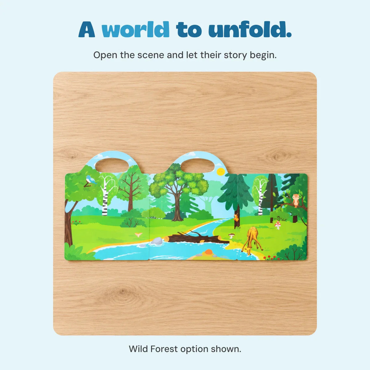 Whimsical Wanderer Reusable Sticker World