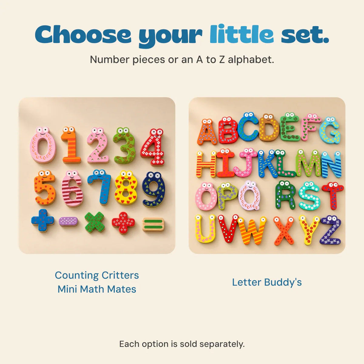 Whimsical Wonders Magnetic Alphabet Letters | Educational Baby Toys
