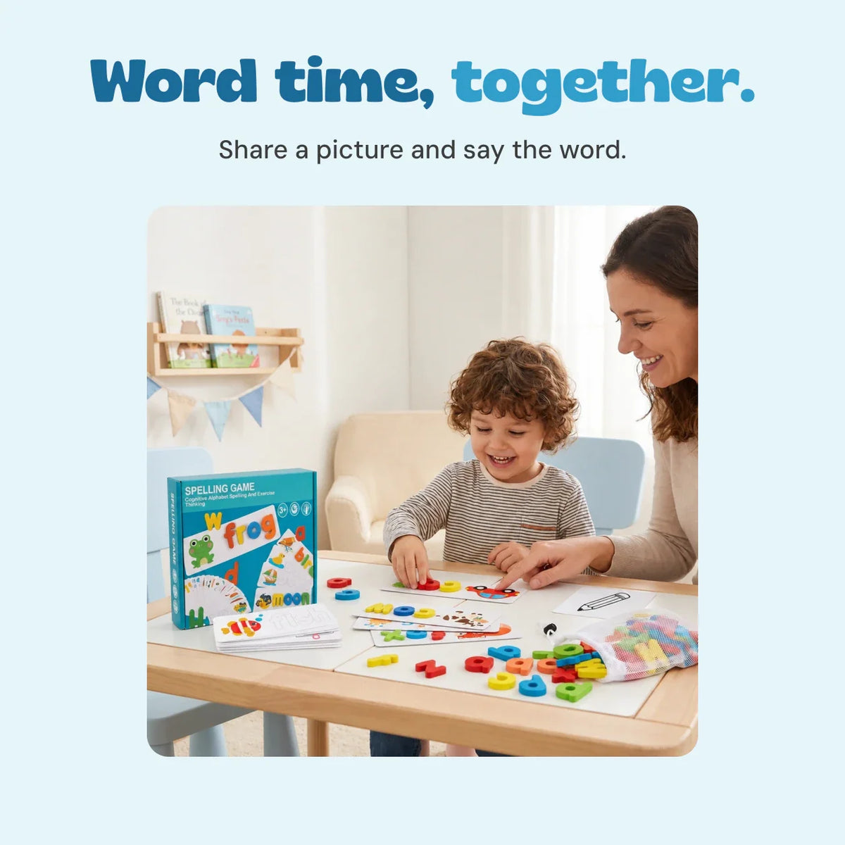 Whimsical Words Letter Matching Game | Educational Play for Toddlers