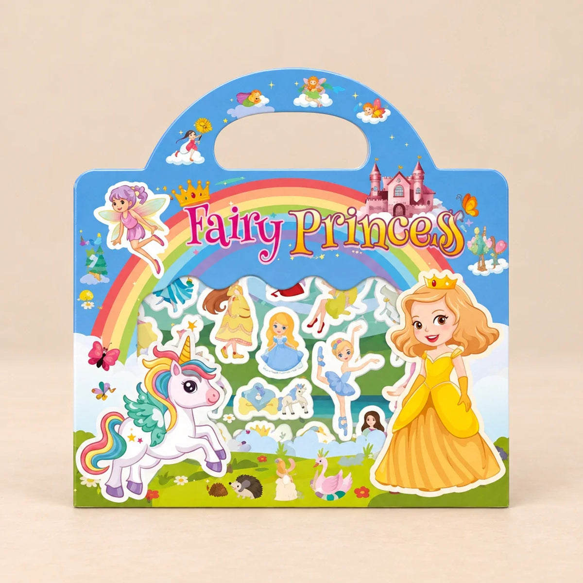 Whimsy Garden Reusable Sticker Book, Fairy Princess Sticker