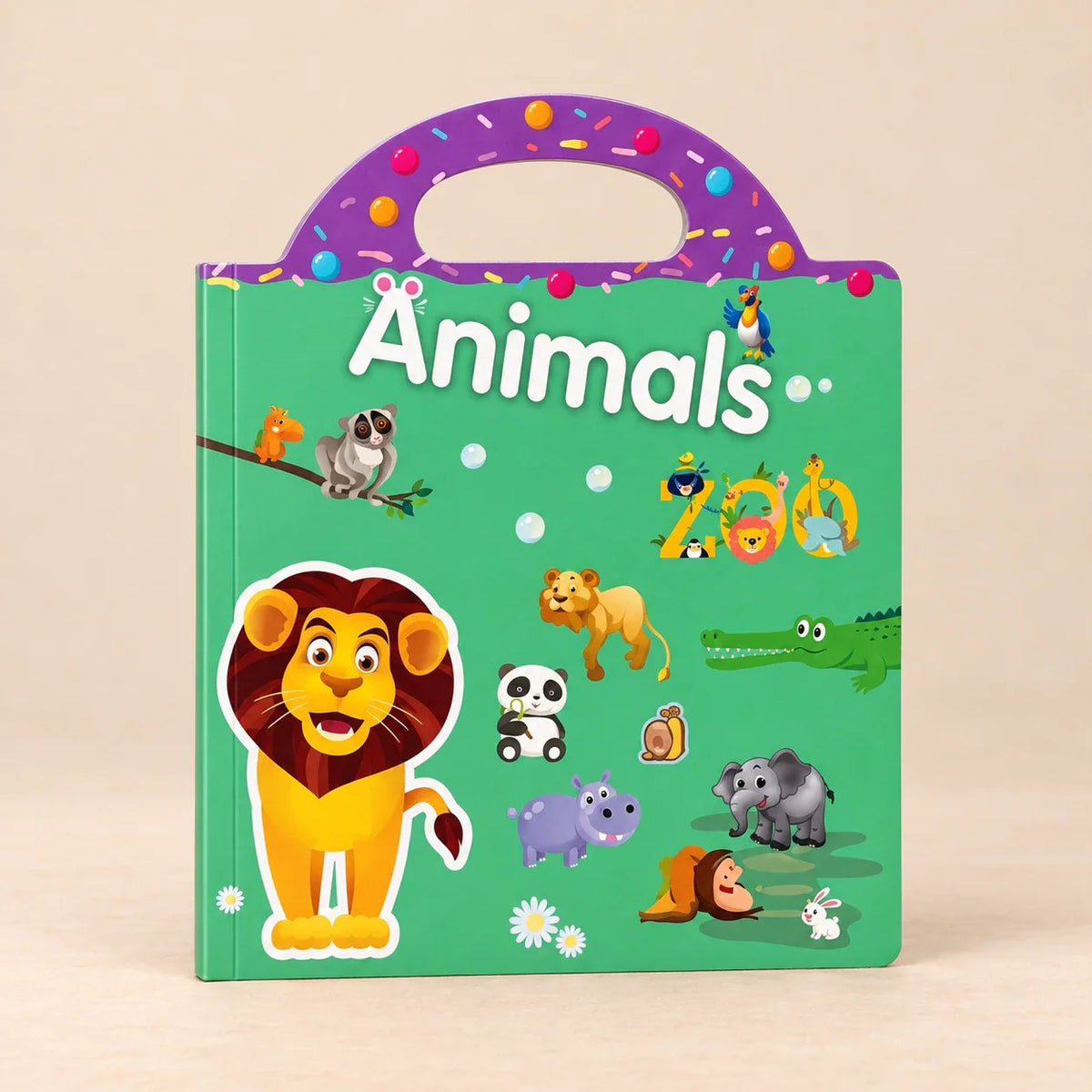 Whimsy Garden Reusable Sticker Book, Jungle Sticker