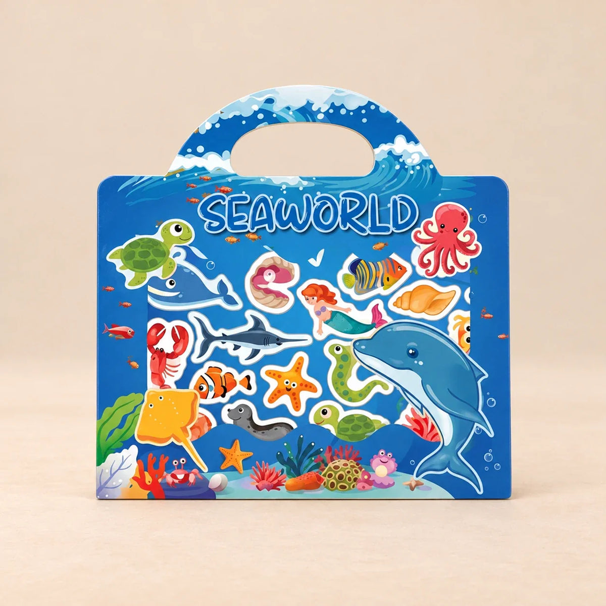 Whimsy Garden Reusable Sticker Book, Seaworld Sticker