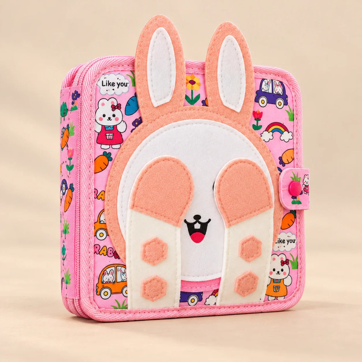 WhimsyHop Bunny Busy Book, Bunny Busy Book