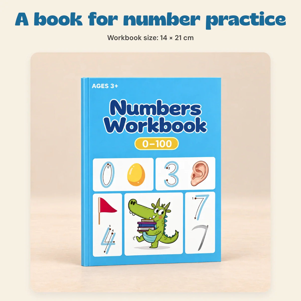 WhimsyTrail Numbers 0-100 Practice Book
