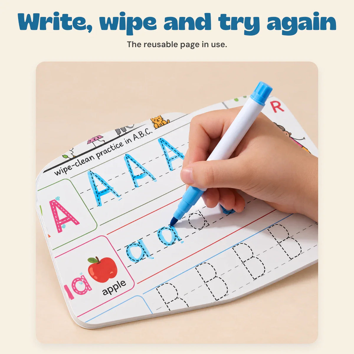 WhimsyWrit Bilingual Magic Writing Workbook