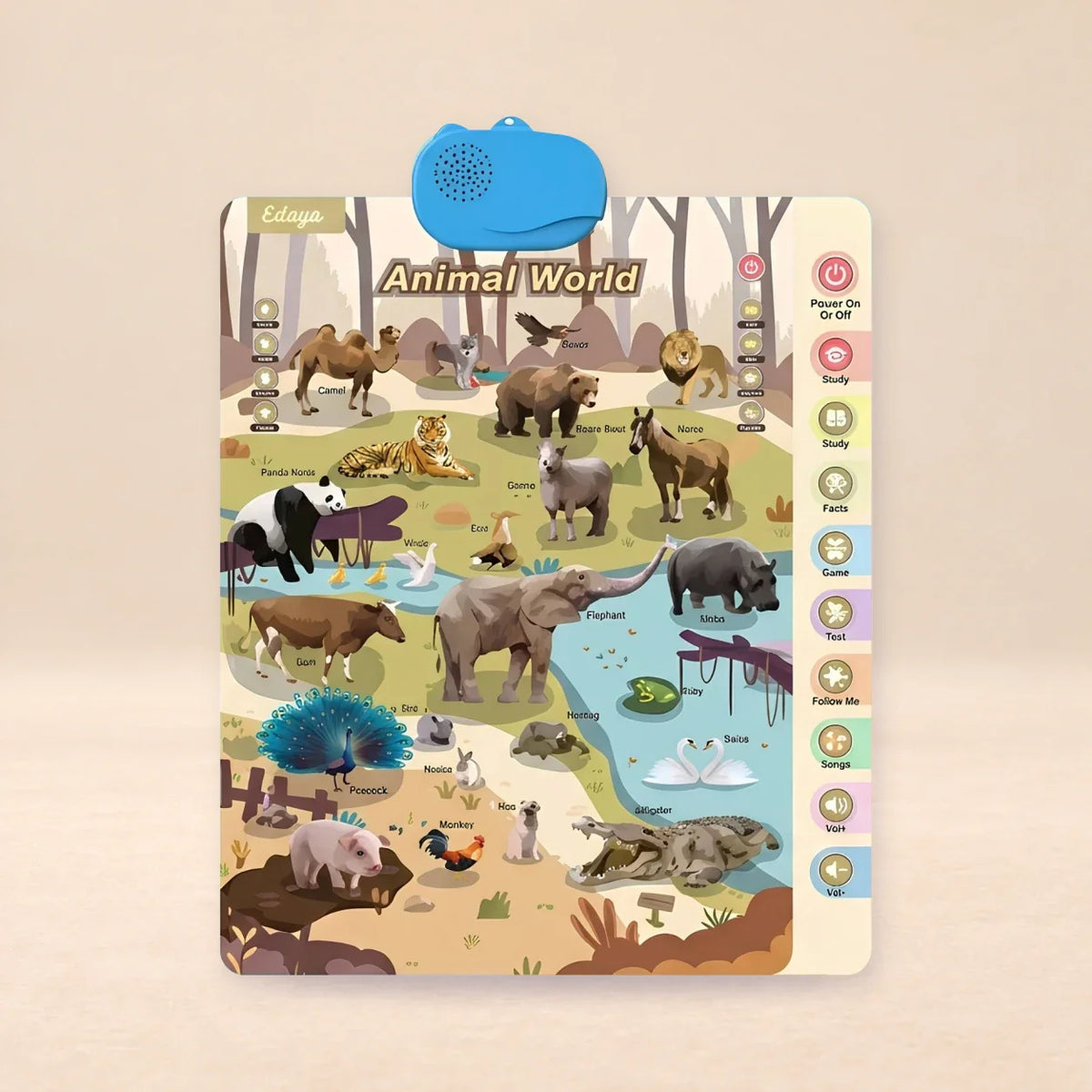Whispering Woods Talking Alphabet Wall Chart, Animal World Sound Chart