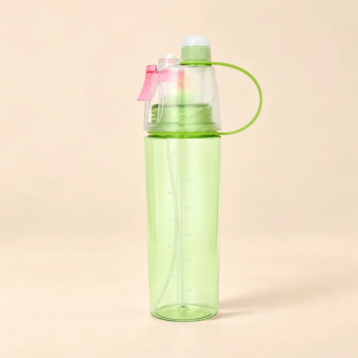 WhisperWalk MistSip Kids Water Bottle, Green (Nose Cover)