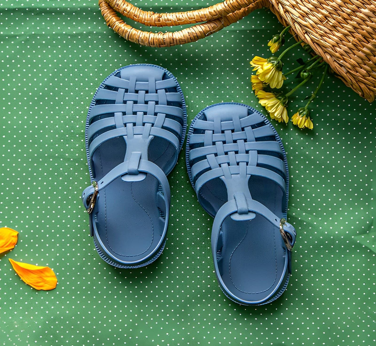 Seaside Breeze Toddler Jelly Sandals | Lightweight Non-Slip Shoes