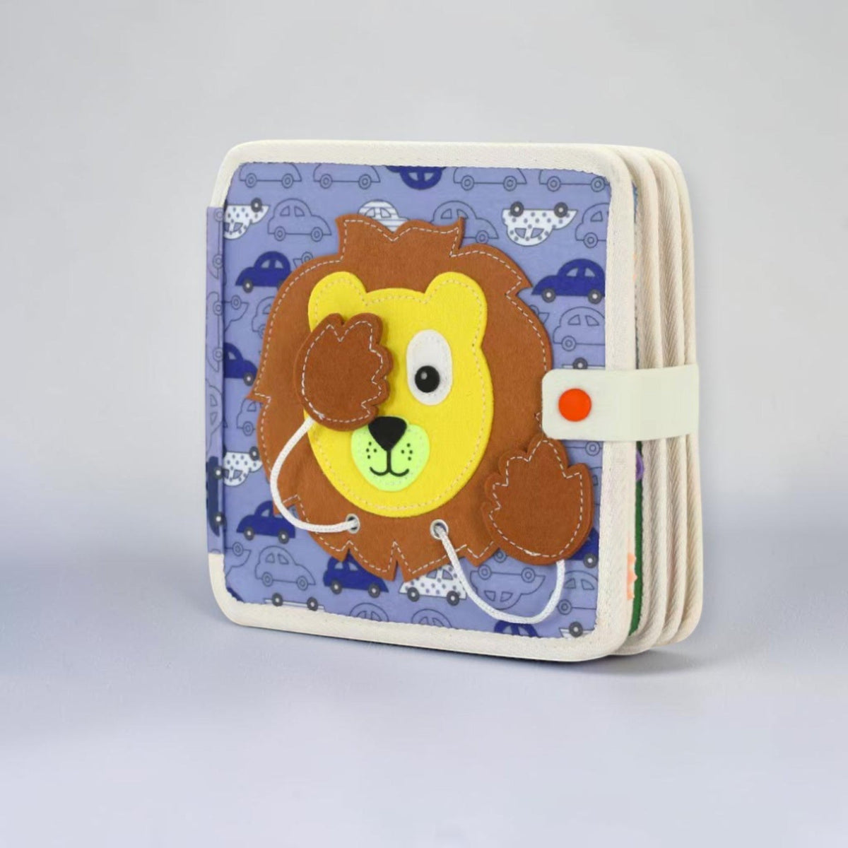 Montessori Busy Board Book, Lion