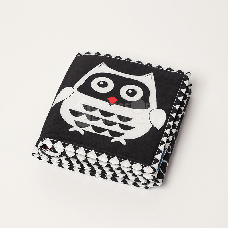 Montessori Newborn Contrast Book, Owl