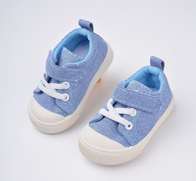 GentleStride Canvas Toddler Sneakers | Breathable Soft Sole Shoes
