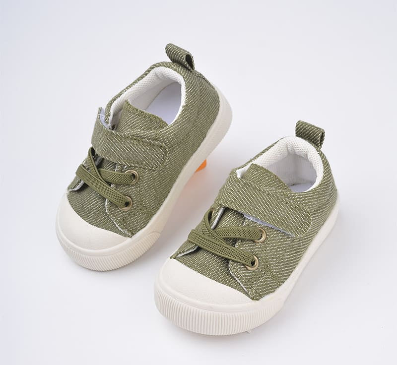 GentleStride Canvas Toddler Sneakers | Breathable Soft Sole Shoes