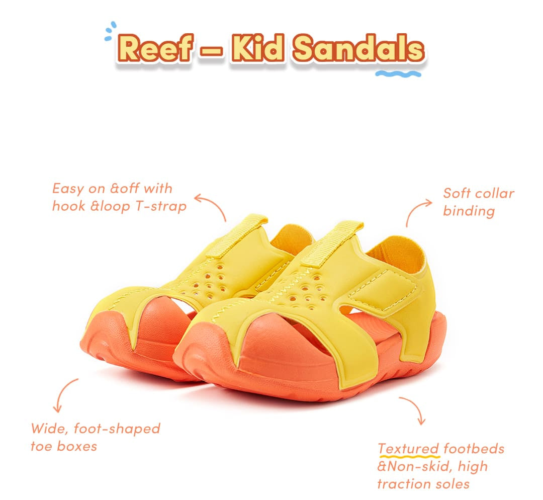Seaside Breeze Toddler Two-Tone Sandals | Lightweight Non-Slip Footwear