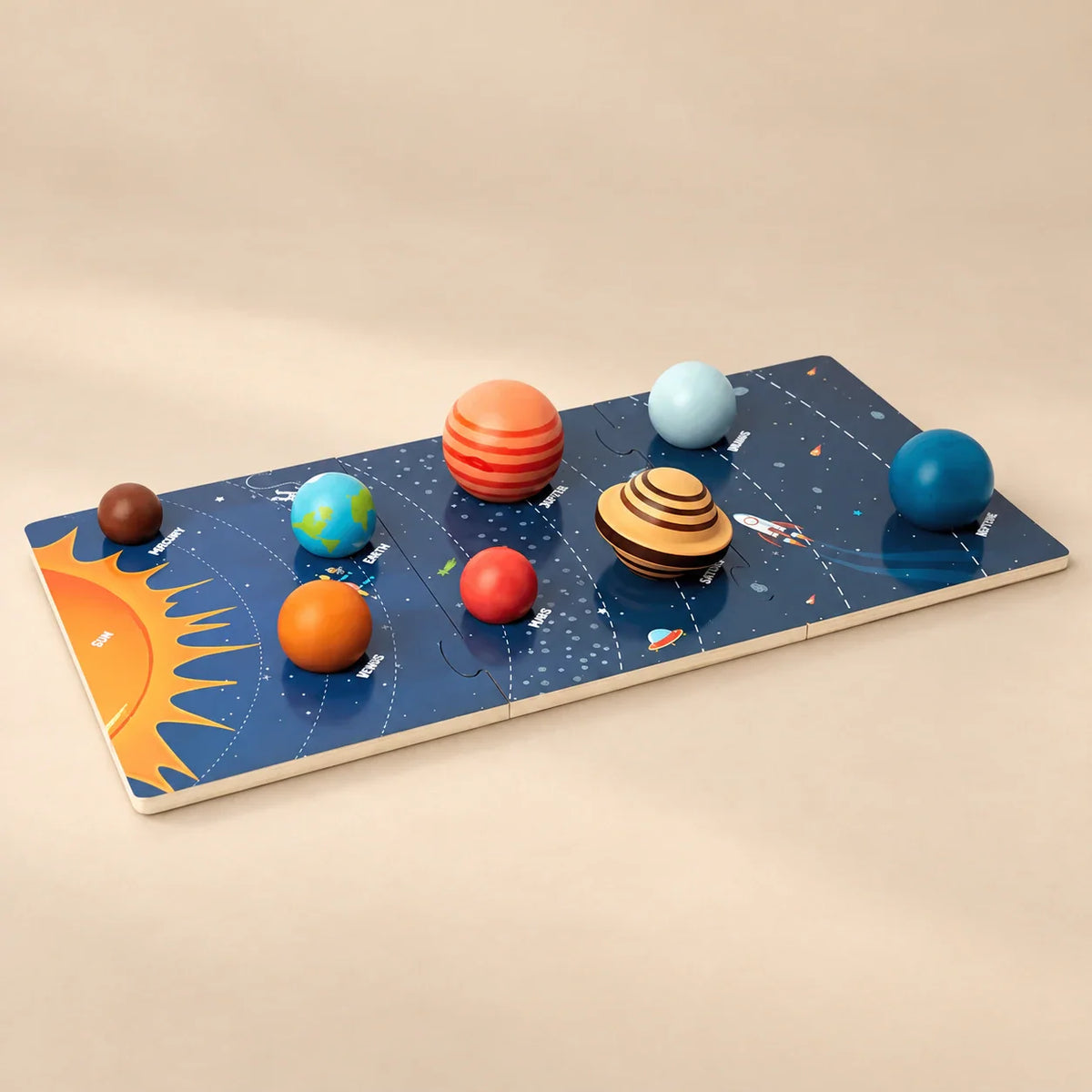 Celestial Journey Puzzle Board | Solar System Planet Exploration Toy