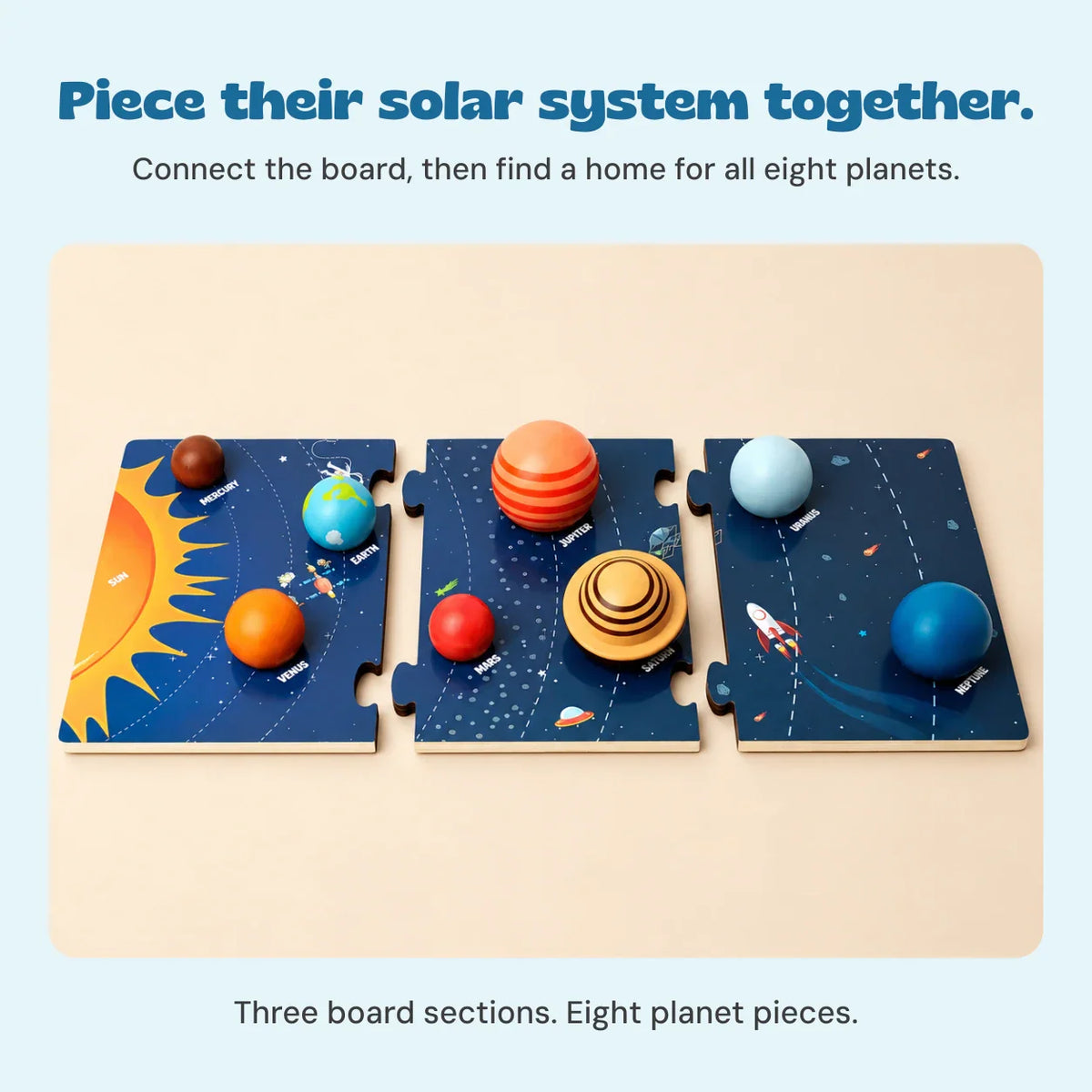 Celestial Journey Puzzle Board | Solar System Planet Exploration Toy