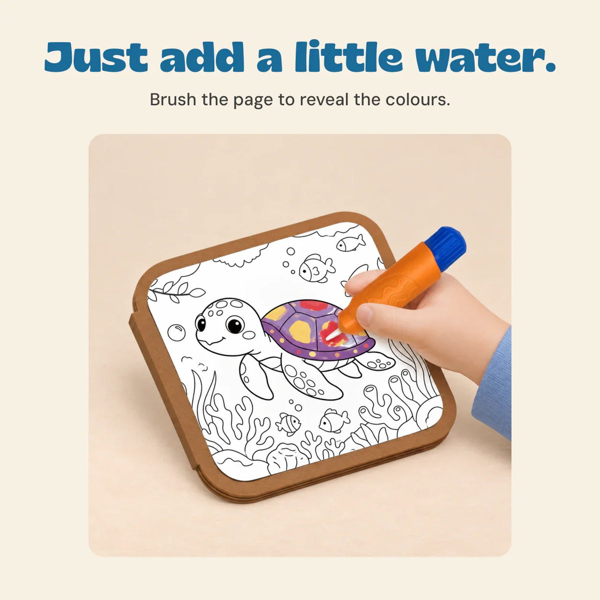 Whimsical WaterDoodle Reusable Drawing Book | Creative Activity for Kids