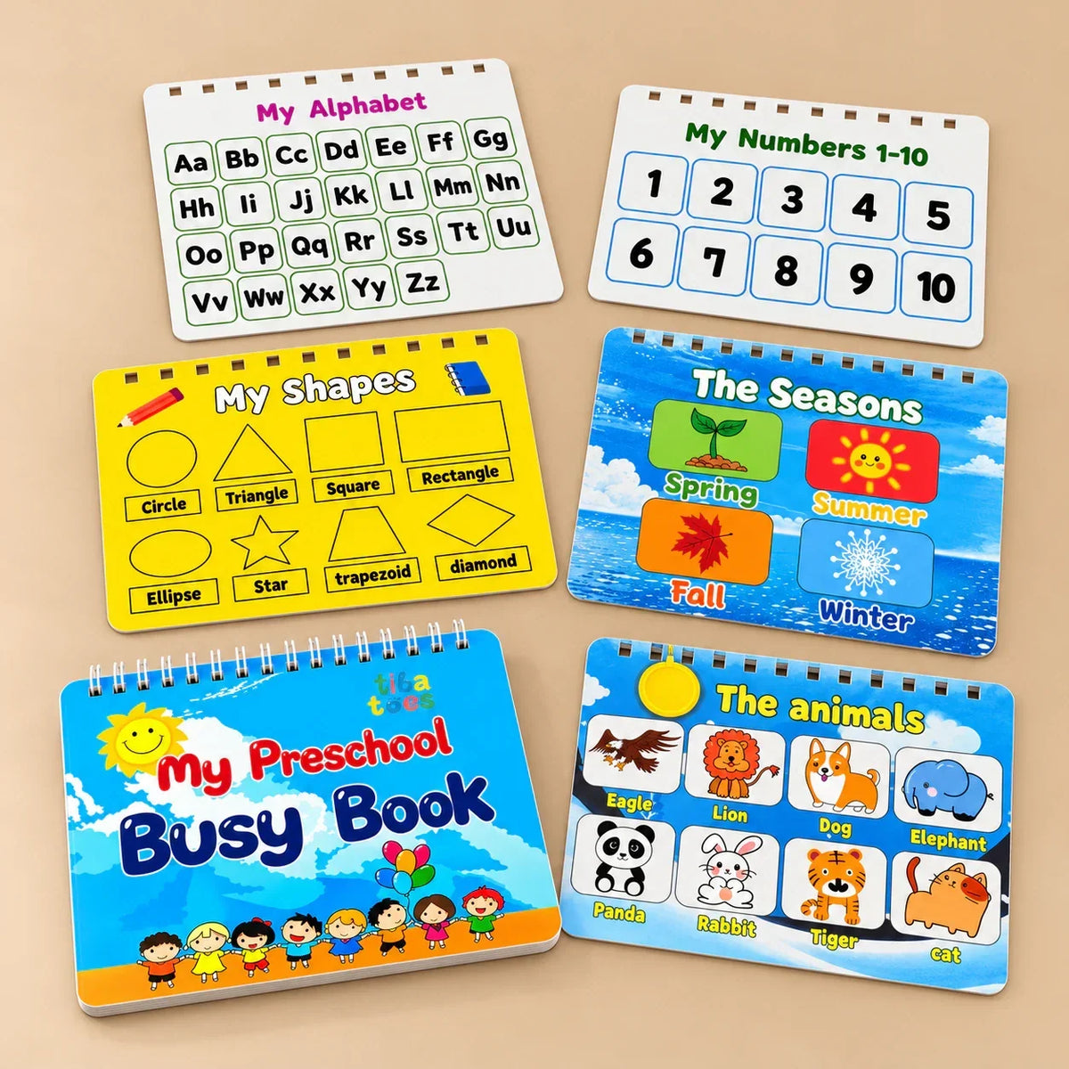 GentlePath Montessori Busy Book | Engaging Learning Activity for Toddlers