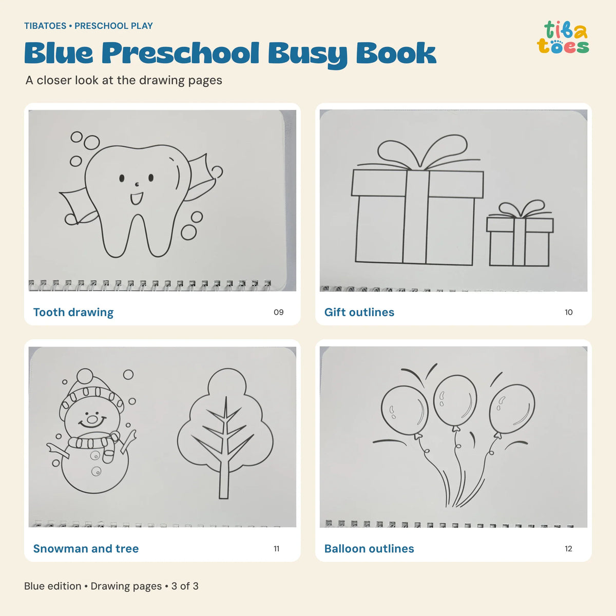 GentlePath Montessori Busy Book | Engaging Learning Activity for Toddlers