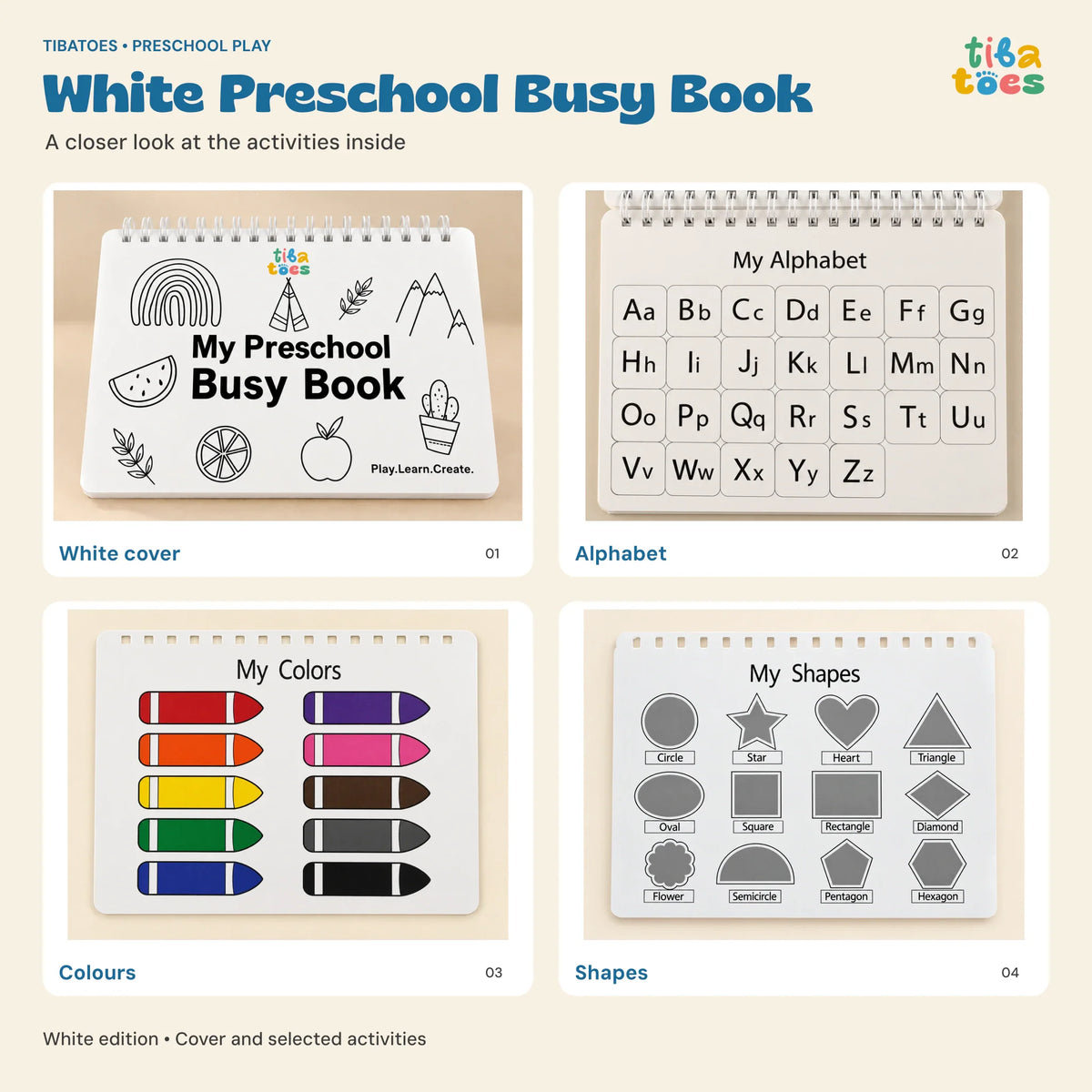 GentlePath Montessori Busy Book | Engaging Learning Activity for Toddlers