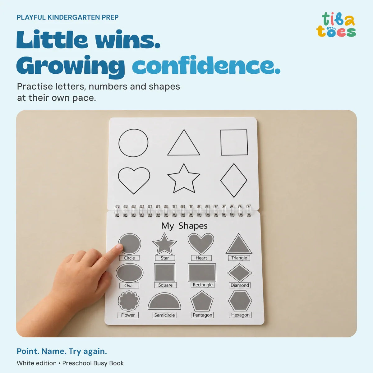 GentlePath Montessori Busy Book | Engaging Learning Activity for Toddlers