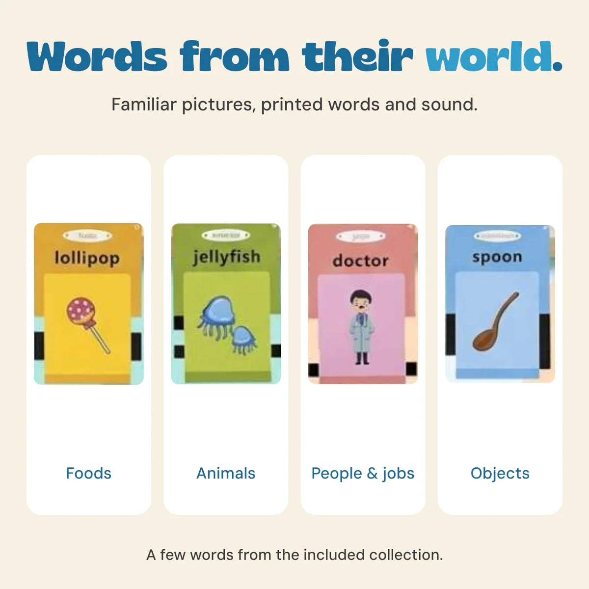 Whispering Willow Montessori Talking Flashcards | Engaging Learning Tool