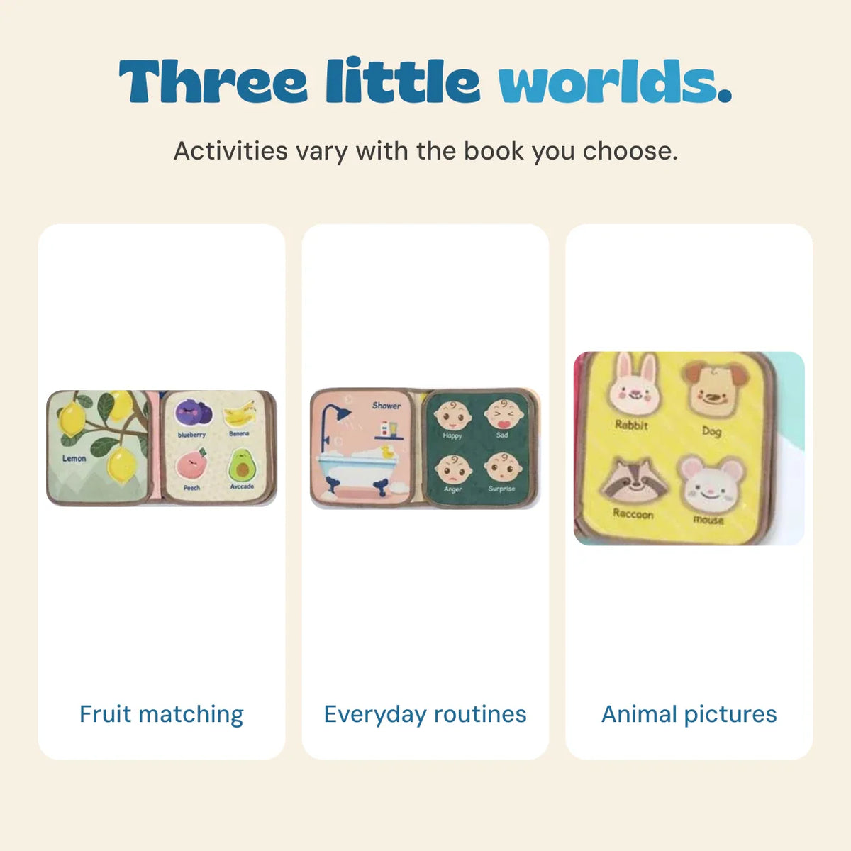 WhimsyWalk Baby Busy Book | Engaging Activity for Little Explorers