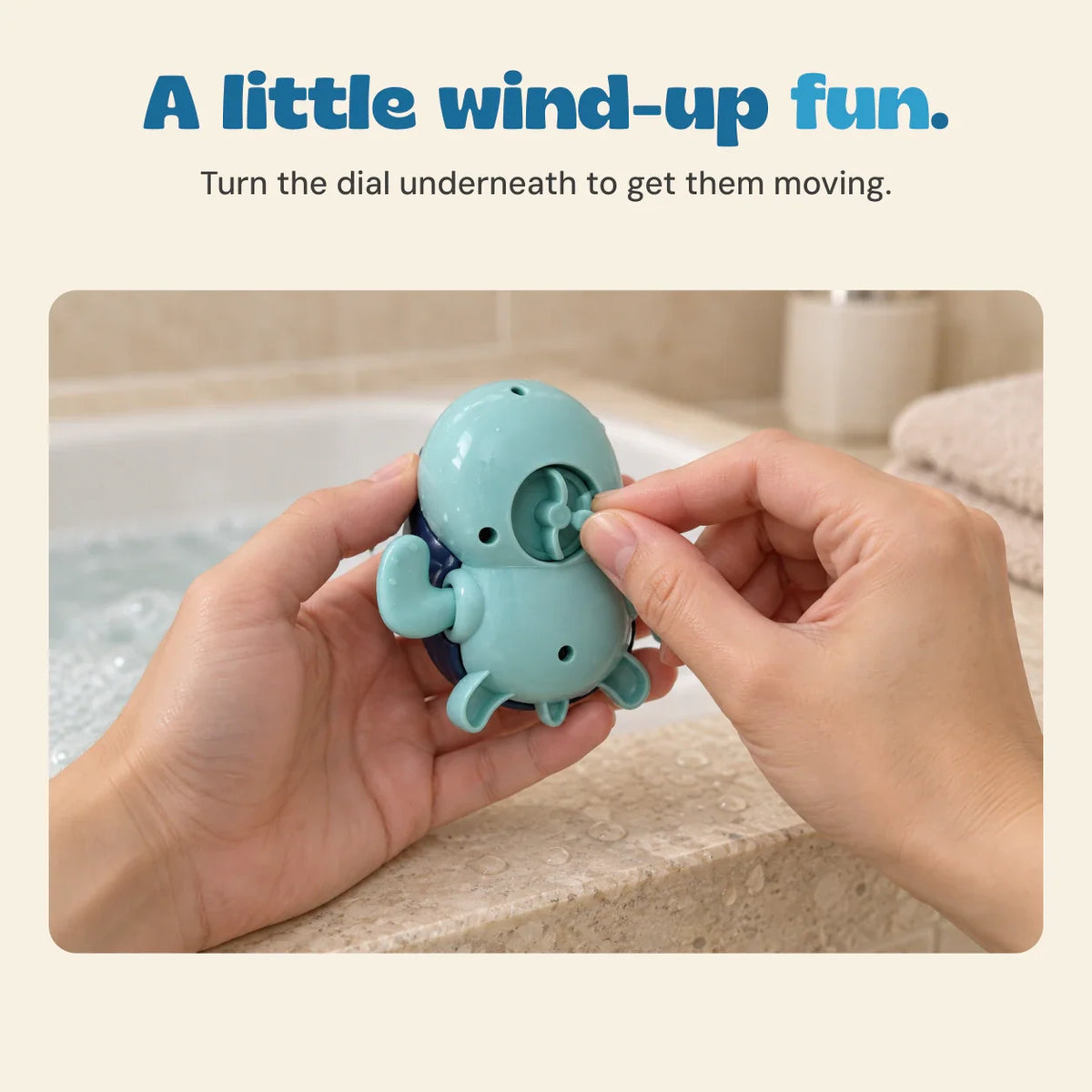 TurtleSplash Bath Time Toys Set | Floating Turtle Bath Toys